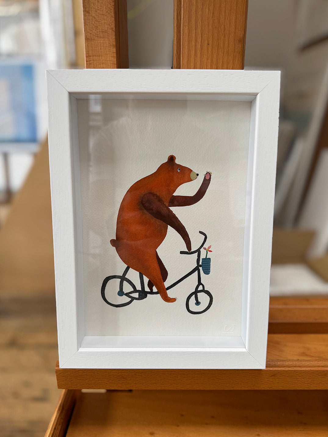 Bear on Bike