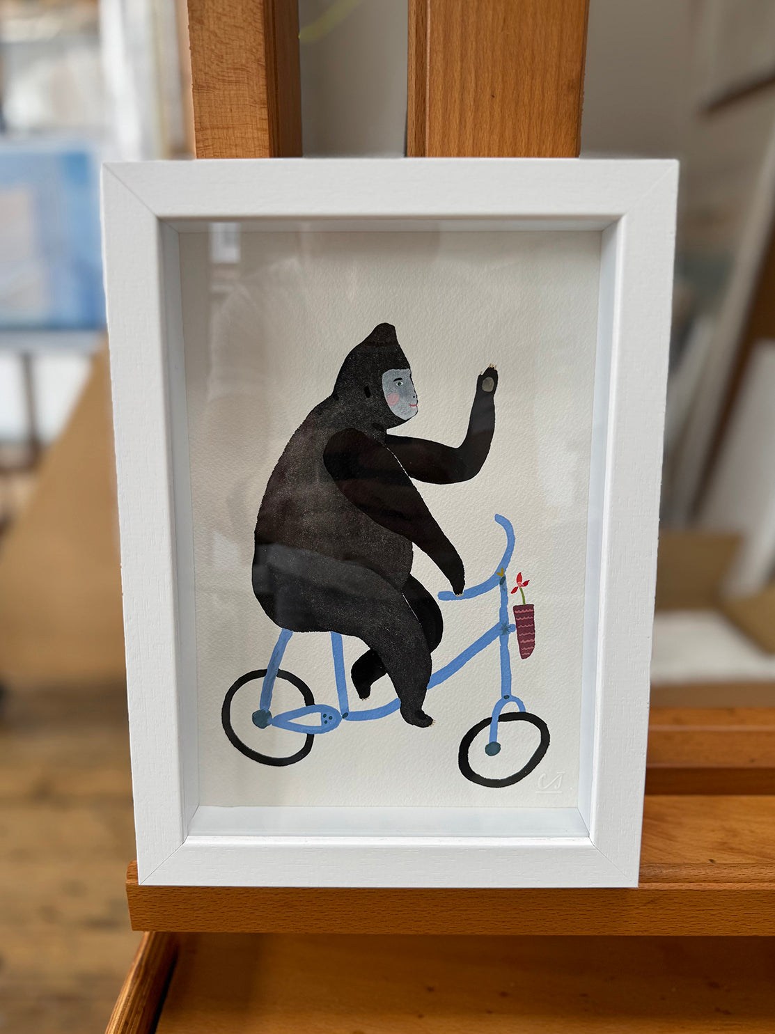 Gorilla on Bike