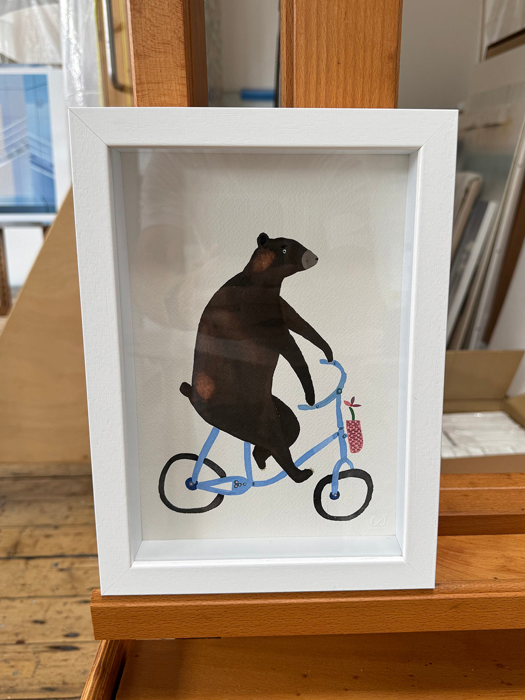 Bear on Bike