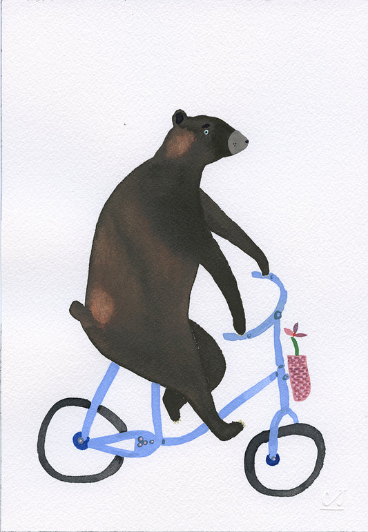 Bear on Bike