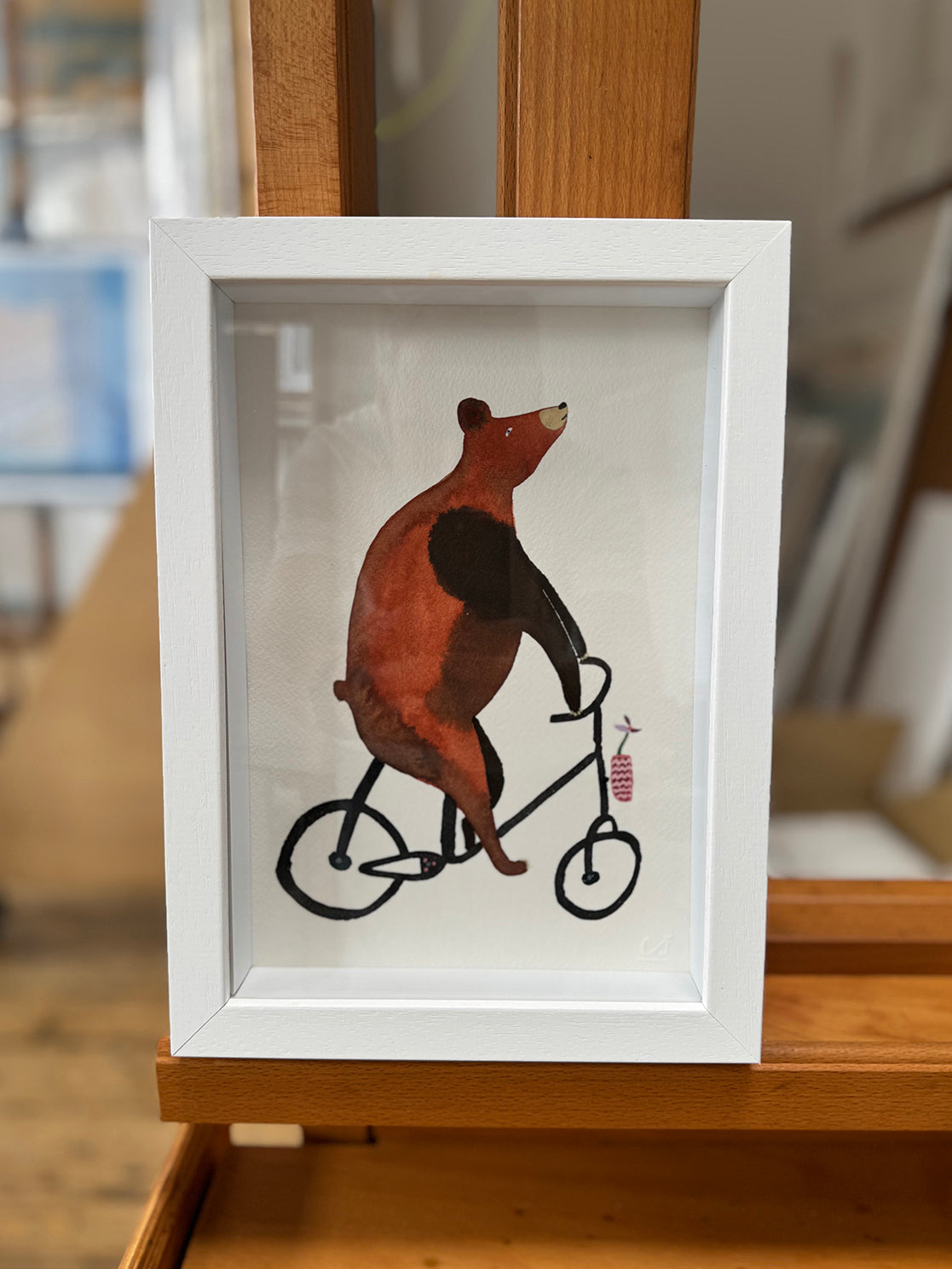 Bear on Bike
