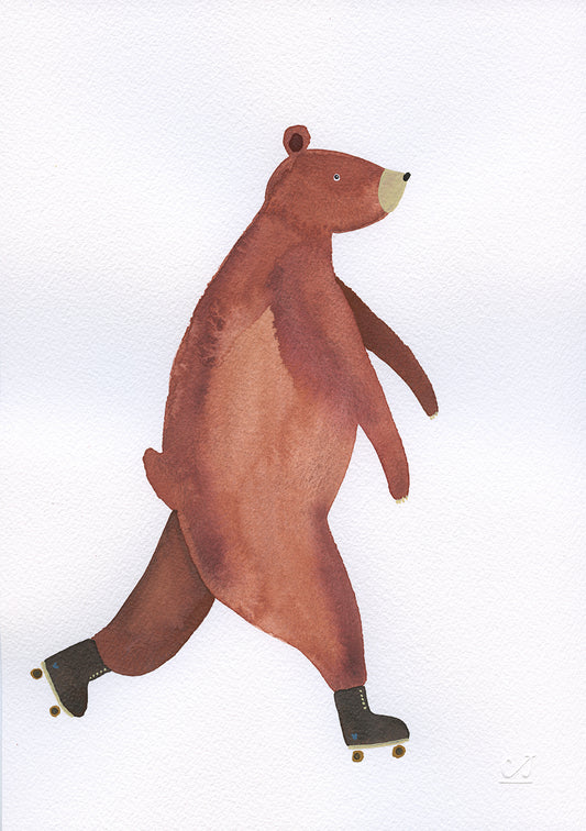 Bear on Skates