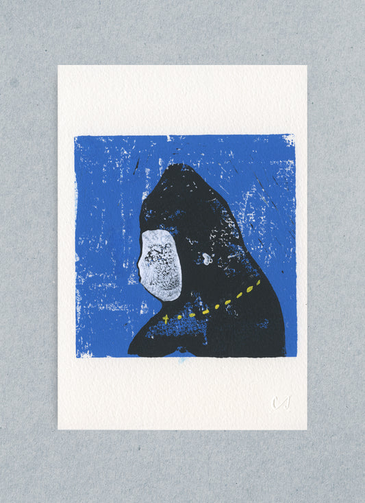 'Gorilla' Linocut 2/5