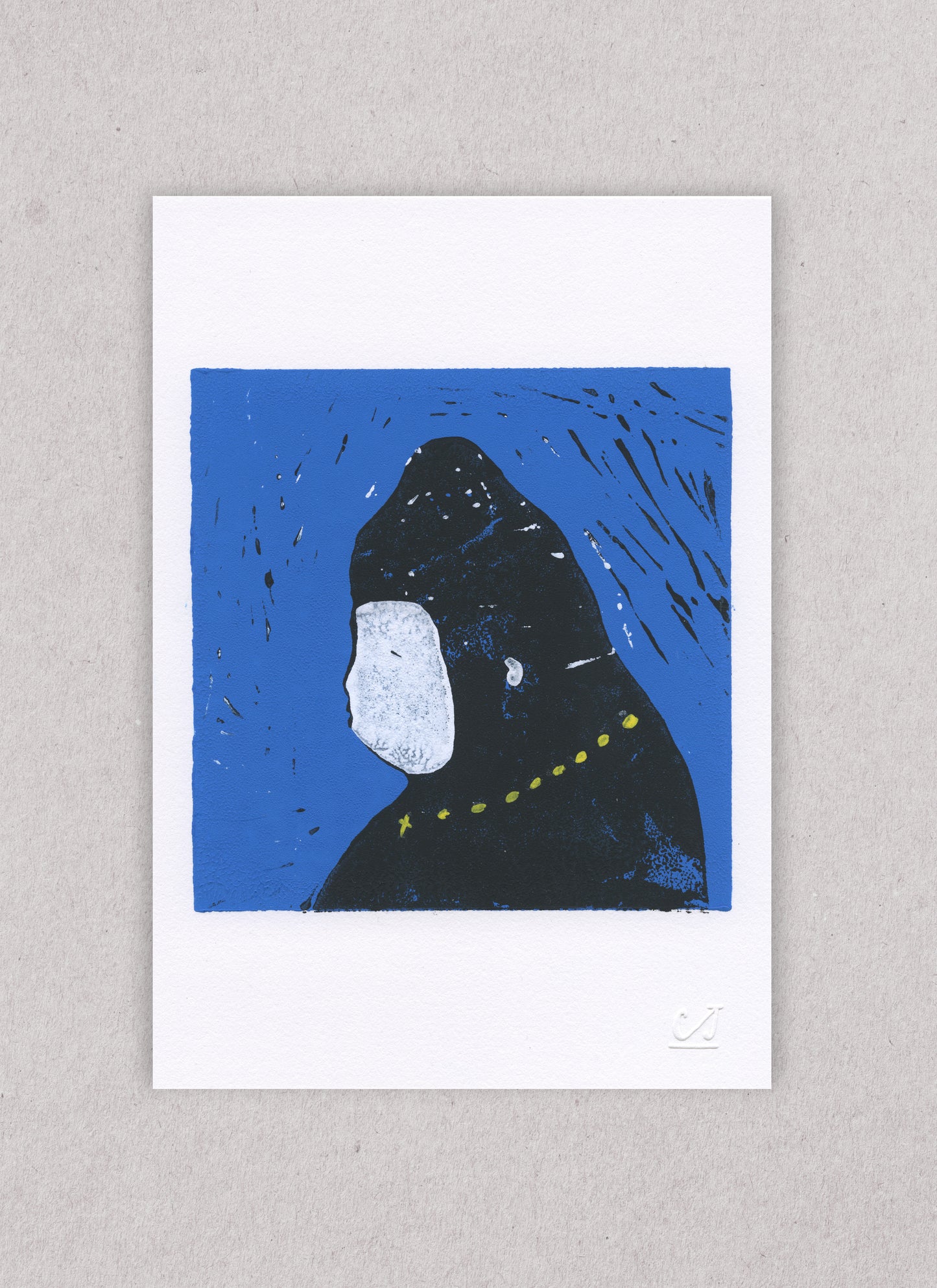 'Gorilla' Linocut 4/5