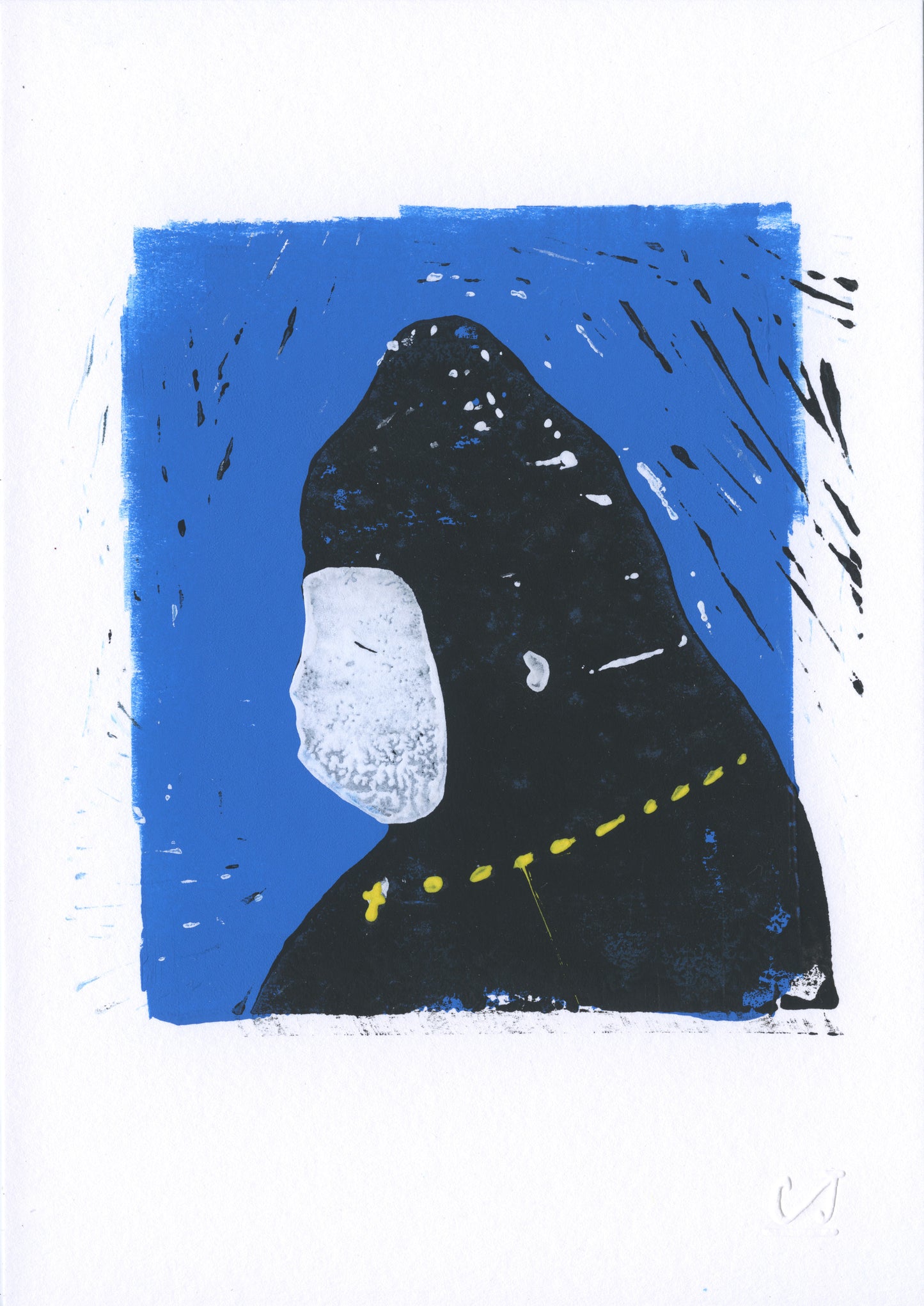 'Gorilla' Linocut 5/5