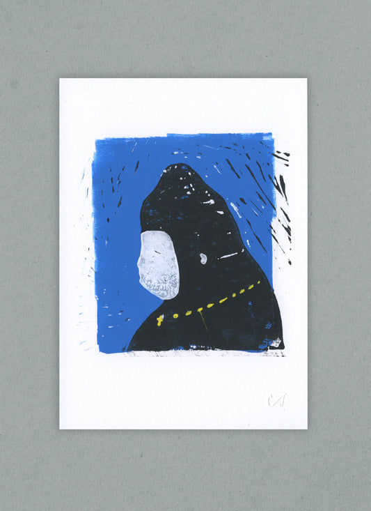 'Gorilla' Linocut 5/5