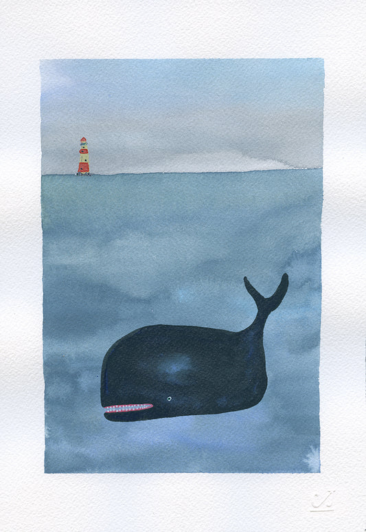 Whale & Lighthouse