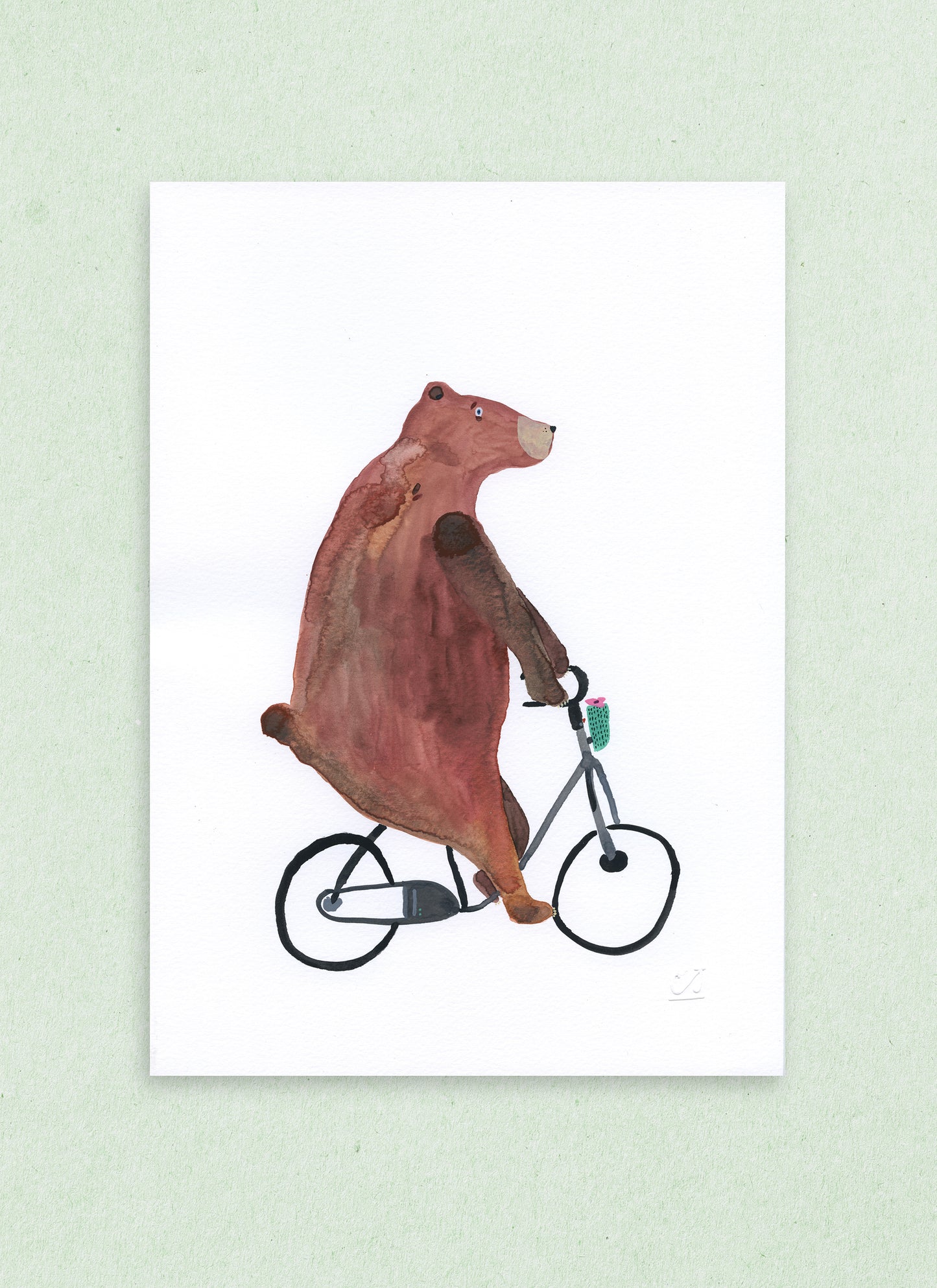 Bear on a Bike