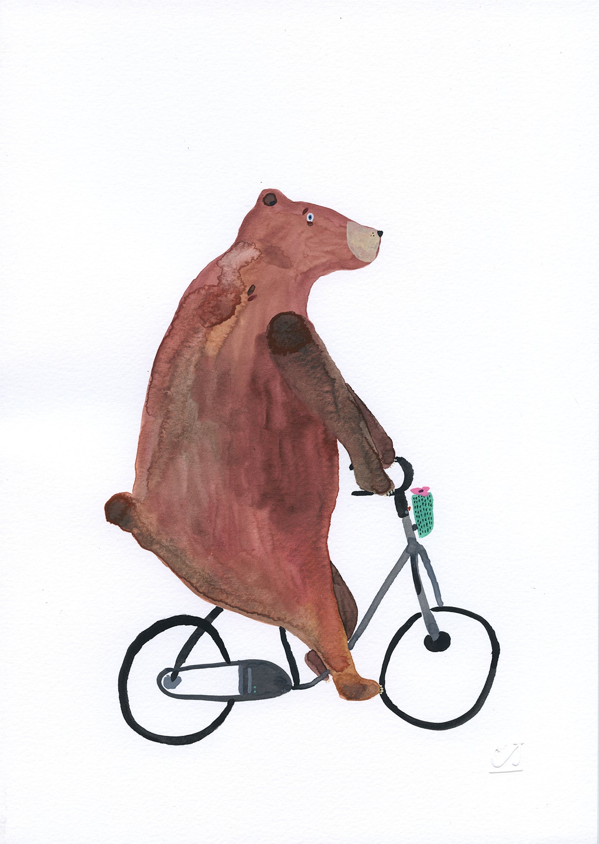 Bear on a Bike