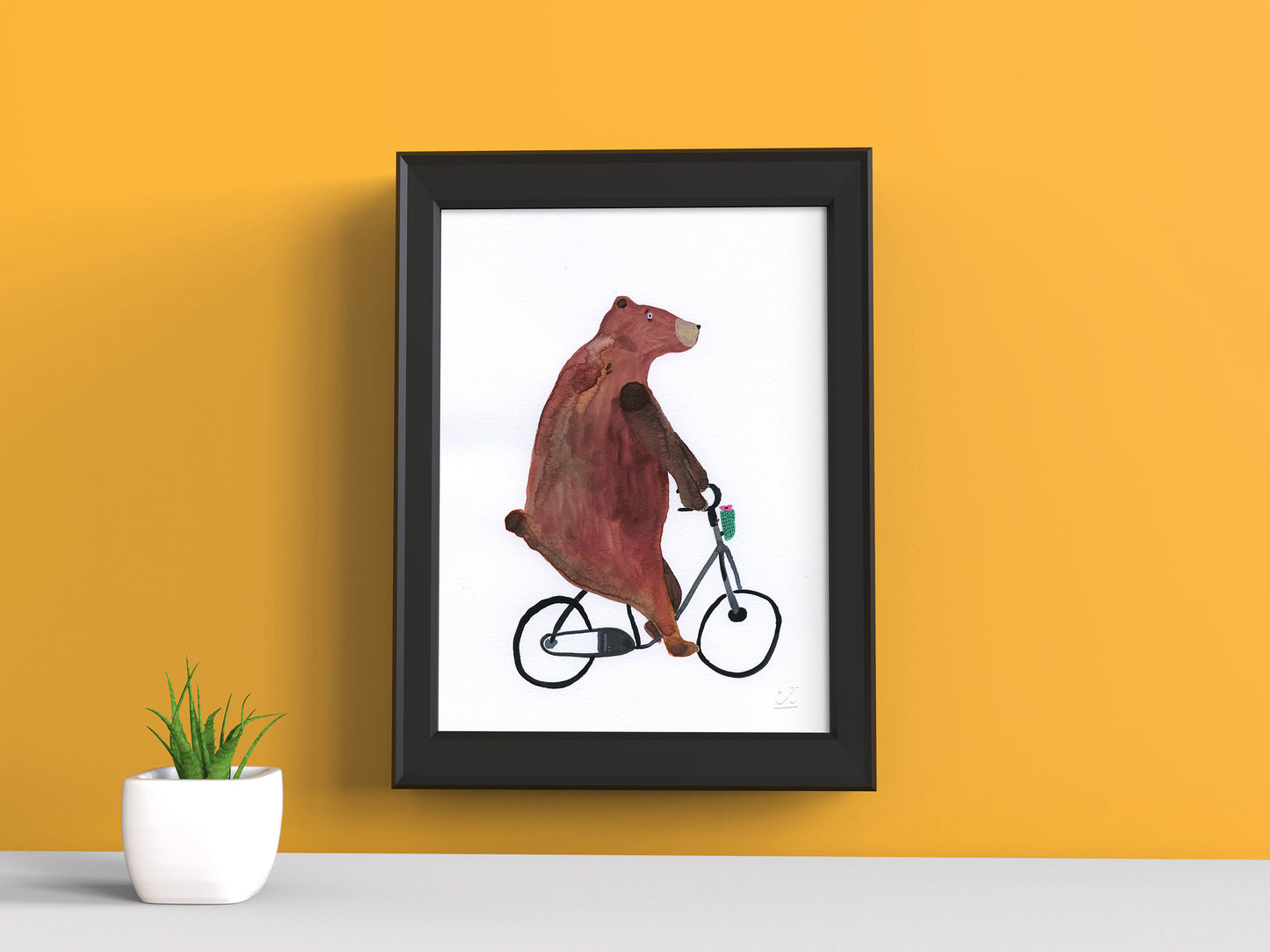 Bear on a Bike